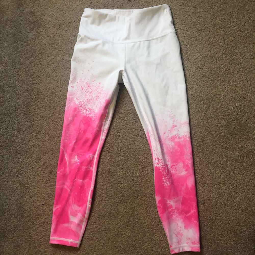 Athleta Full Length Leggings Tie Dye